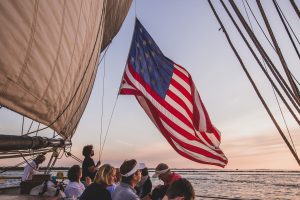 Tall Ship Lynx Sunset Sail and Shipwreck Stories
